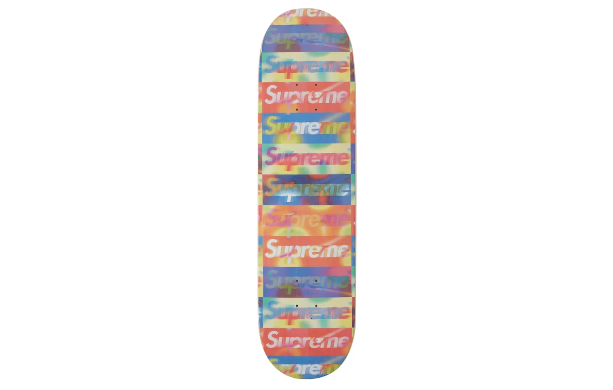 Supreme Distorted Logo Skateboard Deck – Liquid Heat