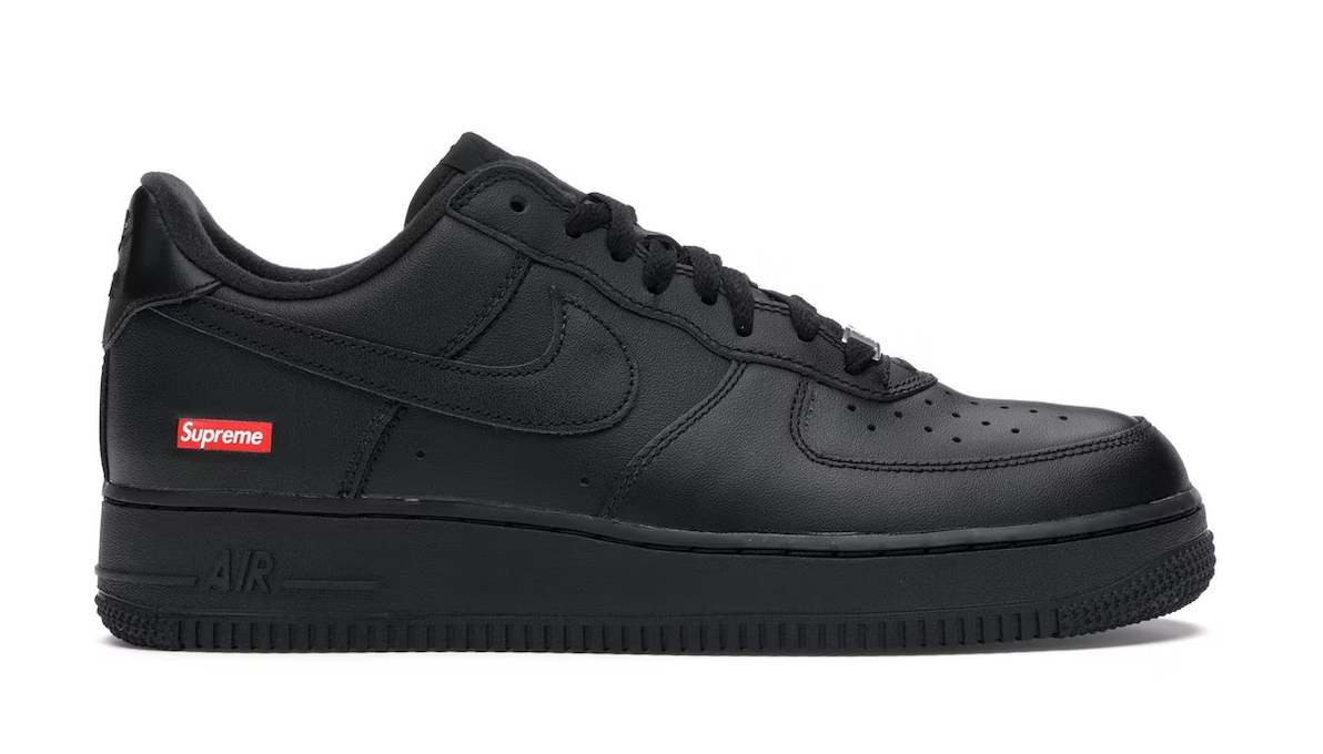 Supreme x Nike Air Force 1 'Black' Poster — Sneakers Illustrated