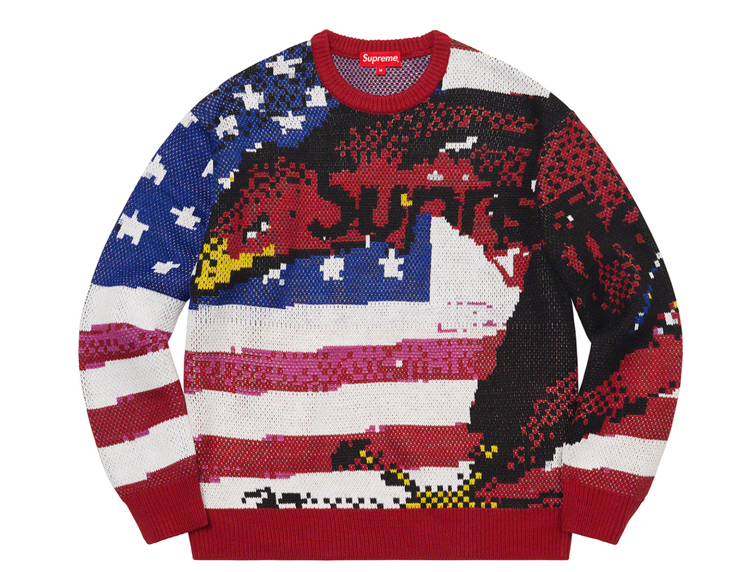 Supreme Digital Flag Sweater – Liquid Heat