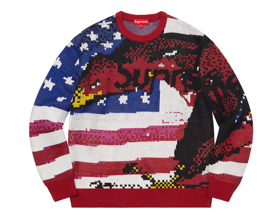 Supreme Digital Flag Sweater