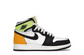 Jordan 1 Retro High White Black Volt University Gold (GS)