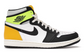 Jordan 1 Retro High White Black Volt University Gold