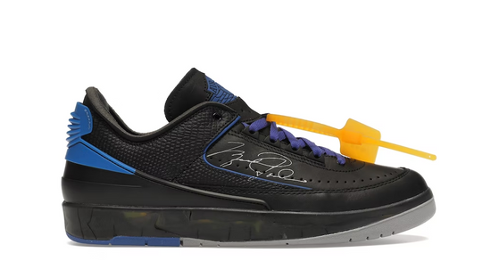 Jordan 2 Retro Low SP "Off-White" Black Blue