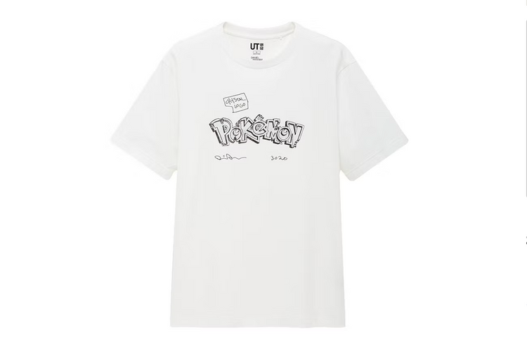 Daniel Arsham x Pokemon x Uniqlo Crystal Pokedex Tee (Japanese Mens Sizing)  White Men's - SS20 - US