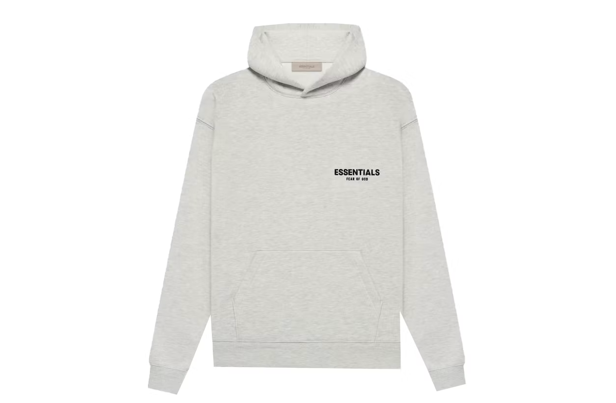 Fear of God Essentials Hoodie (FW22) Light Oatmeal – Liquid Heat